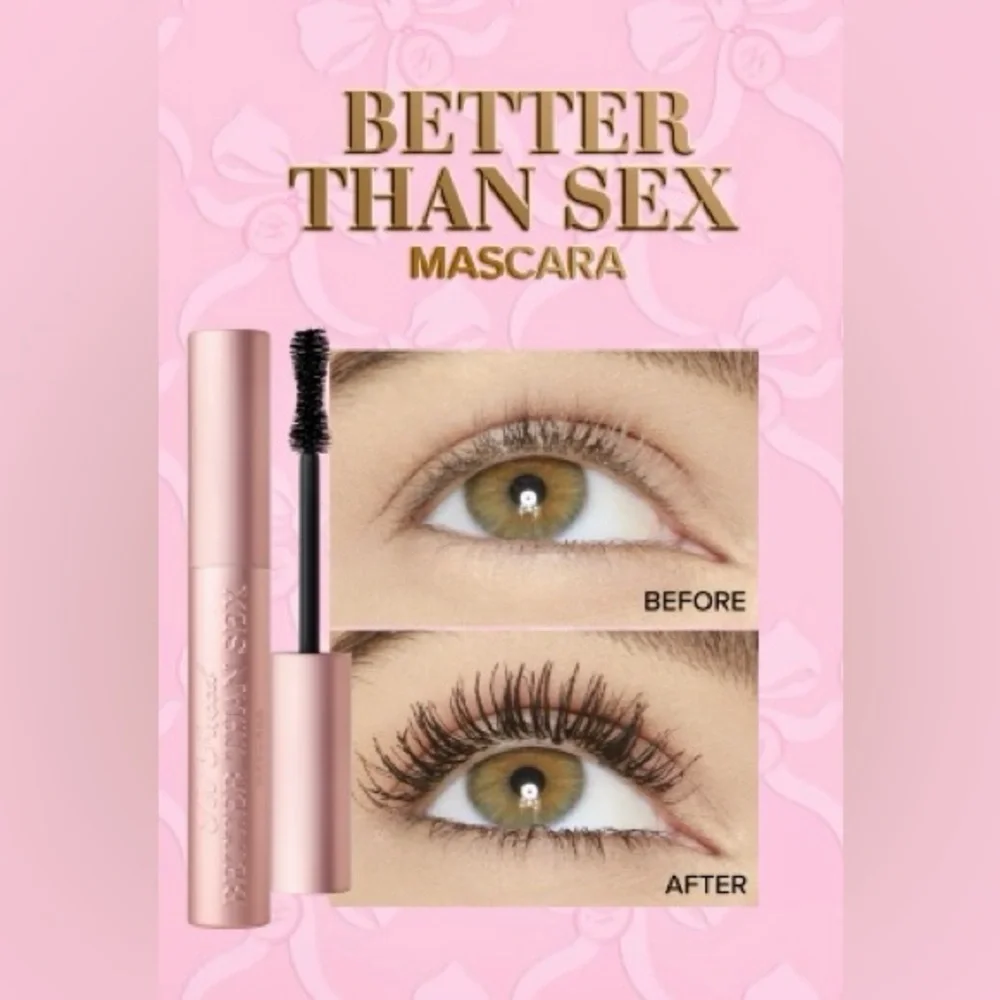 New in box Too Faced Better Than Sex Mascara black lash volume eye makeup NWT